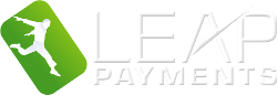 Leap Payments White Footer Logo