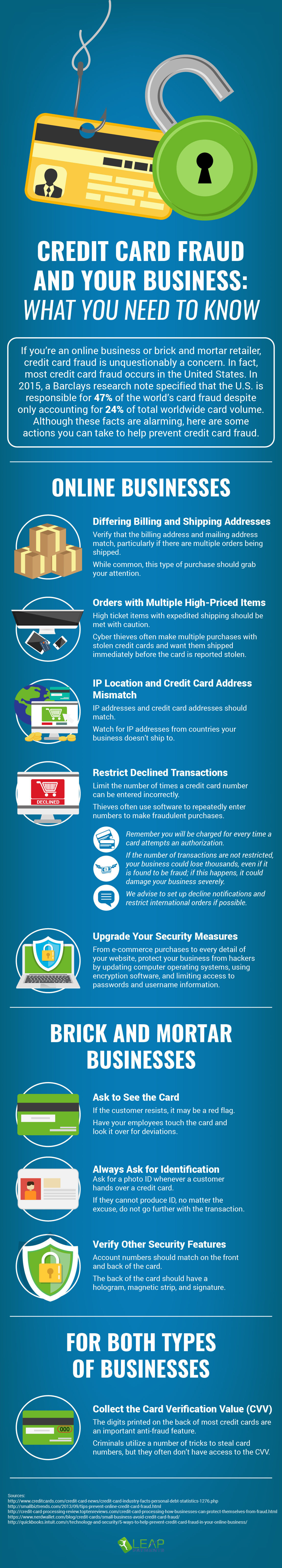 Credit Card Fraud Effects on Businesses Infographic