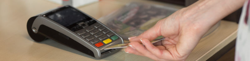 Insert EMV Chip Card Into Swiper