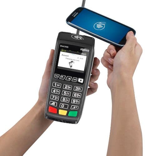 Ingenico Desk 3500 — contactless tap