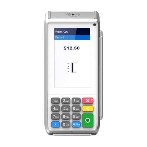 PAX A80S — front, alternate angle