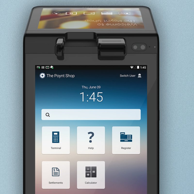 Poynt C — customer-facing screen